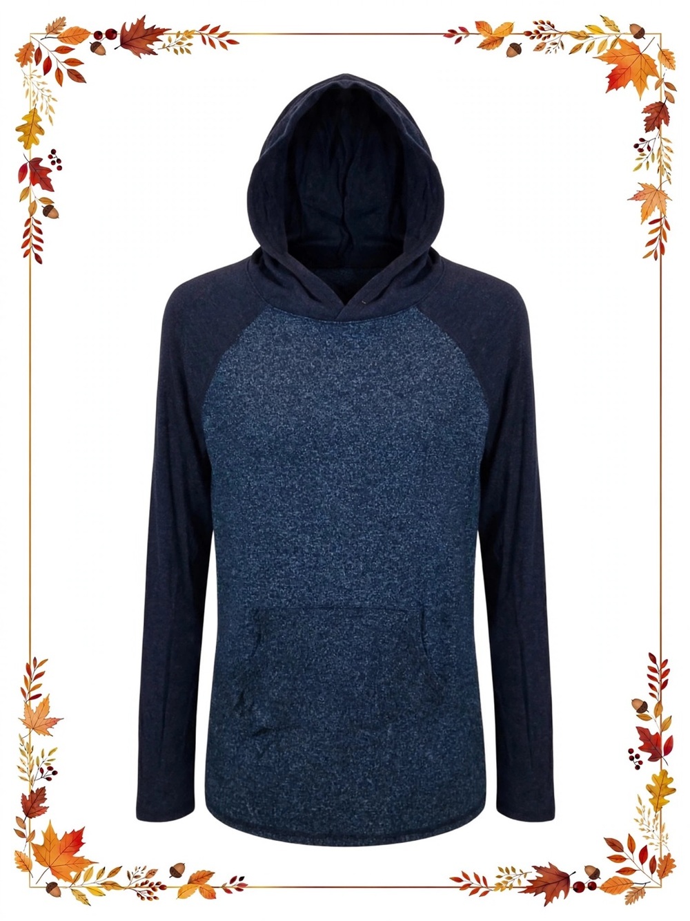 Justice Two-Tone Navy Pullover Hoodie
